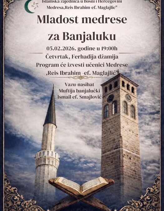 NAJAVA: Večer Kur’ana u Ferhadiji