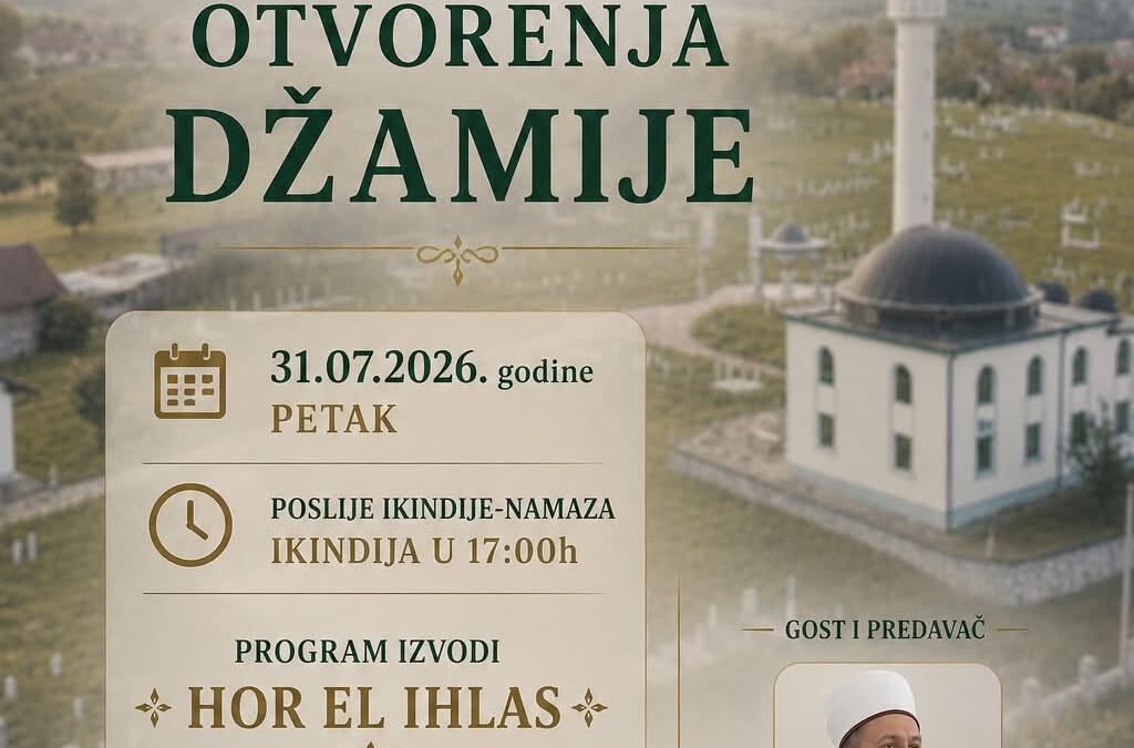 Medžlis Bosanski Kobaš: Mevludski program povodom godišnjice od otvorenja džamije