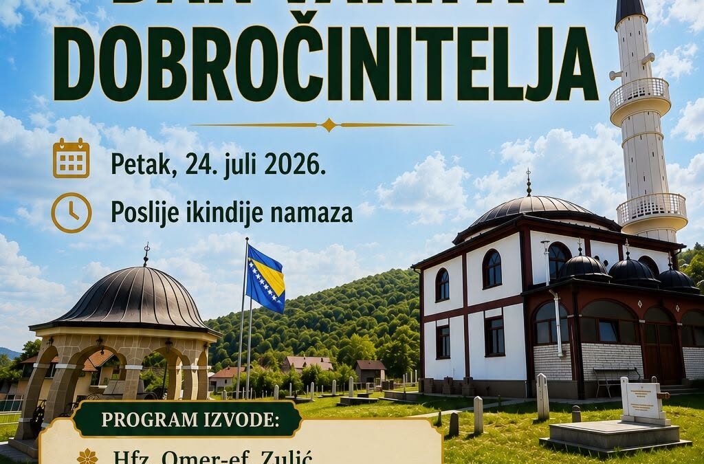 Medžlis Kotor Varoš: Dan vakifa i dobročinitelja u džematu Vranić