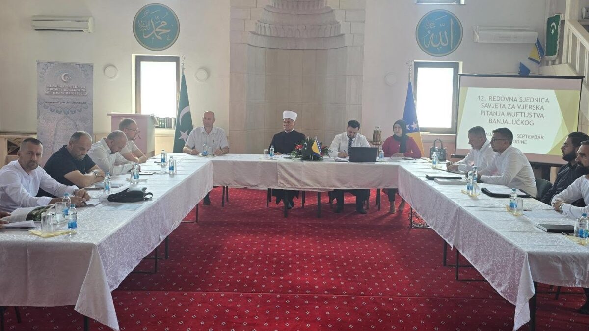 Održana redovna sjednica Savjeta za vjerska pitanja Muftijstva banjalučkog